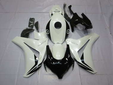 2008-2011 Pearl White and Black Honda CBR1000RR Motorcycle Fairing