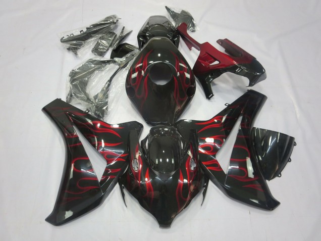 2008-2011 Red Flame Honda CBR1000RR Motorcycle Fairing 2008-2011 Red Flame Honda CBR1000RR Motorcycle Fairing