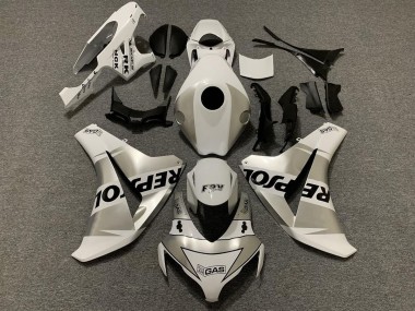 2008-2011 Silver Repsol Honda CBR1000RR Motorcycle Fairing