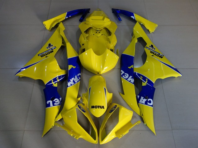 2008-2016 Gloss Yellow Camel Yamaha R6 Motorcycle Fairing