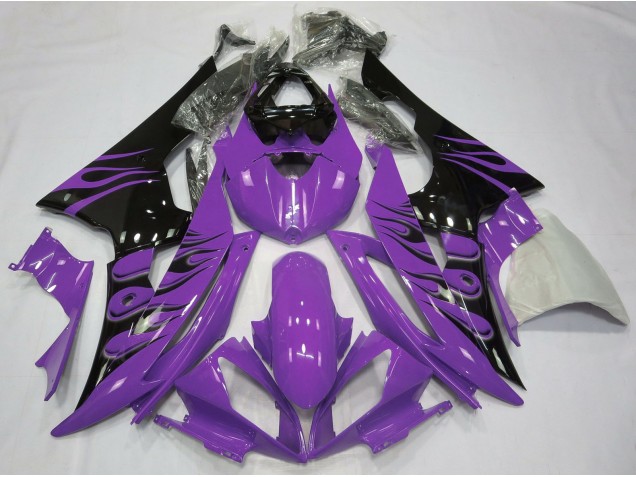 2008-2016 Purple Flame Style Yamaha R6 Motorcycle Fairing 2008-2016 Purple Flame Style Yamaha R6 Motorcycle Fairing