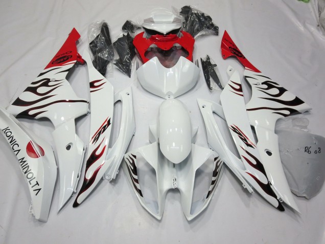 2008-2016 Special Flame Red Yamaha R6 Motorcycle Fairing