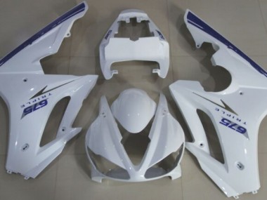 2009-2012 Blue White OEM Style Triumph Daytona 675 Motorcycle Fairing