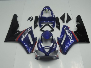 2009-2012 Blue and Red Gloss Triumph Daytona 675 Motorcycle Fairing