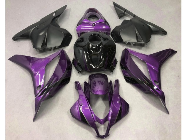 2009-2012 Deep Purple with Black Honda CBR600RR Motorcycle Fairing 2009-2012 Deep Purple with Black Honda CBR600RR Motorcycle Fairing