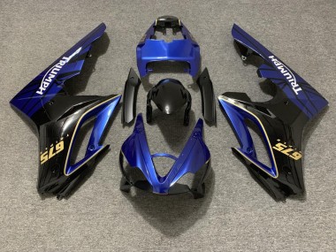 2009-2012 Gloss Blue and Black Triumph Daytona 675 Motorcycle Fairing