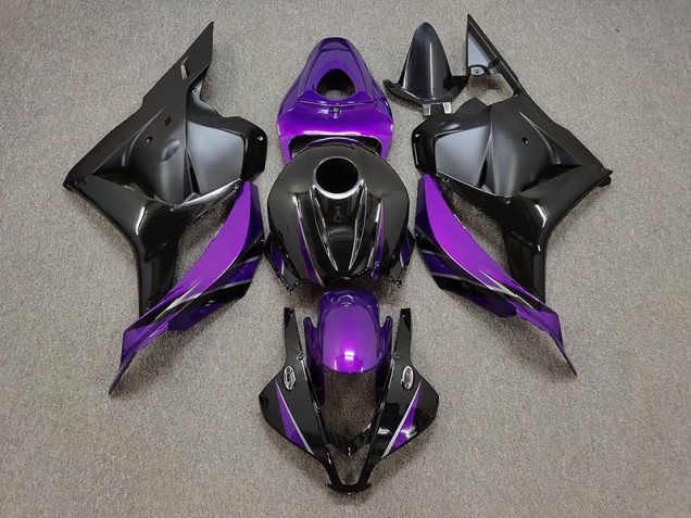 2009-2012 Gloss Purple and Black Honda CBR600RR Motorcycle Fairing 2009-2012 Gloss Purple and Black Honda CBR600RR Motorcycle Fairing