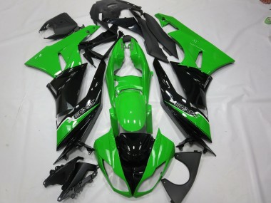 2009-2012 Green Black Kawasaki ZX6R Motorcycle Fairing
