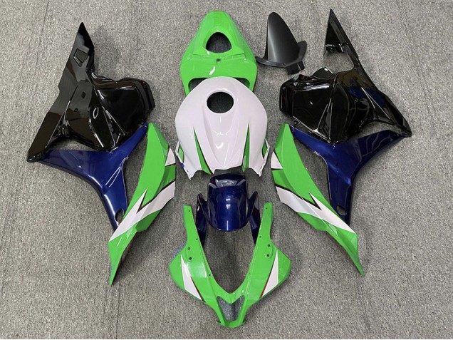 2009-2012 Green and White Honda CBR600RR Motorcycle Fairing 2009-2012 Green and White Honda CBR600RR Motorcycle Fairing