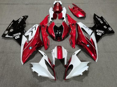 2009-2014 Alien Blue and White BMW S1000RR Motorcycle Fairing