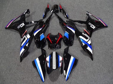 2009-2014 Alien Blue and White BMW S1000RR Motorcycle Fairing