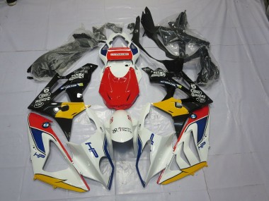 2009-2014 Alien Blue and White BMW S1000RR Motorcycle Fairing