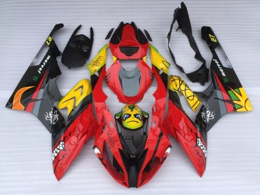 2009-2014 Alien Blue and White BMW S1000RR Motorcycle Fairing