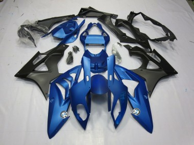 2009-2014 Alien Blue and White BMW S1000RR Motorcycle Fairing