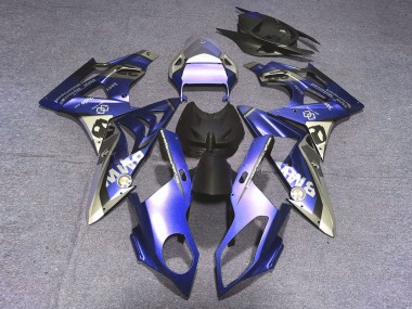 2009-2014 Alien Blue and White BMW S1000RR Motorcycle Fairing