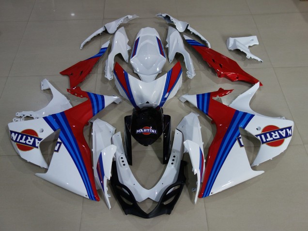 2009-2016 Martini Custom Suzuki GSXR 1000 Motorcycle Fairing 2009-2016 Martini Custom Suzuki GSXR 1000 Motorcycle Fairing