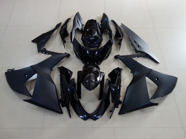 2009-2016 Matte Black and Gloss Black Suzuki GSXR 1000 Motorcycle Fairing 2009-2016 Matte Black and Gloss Black Suzuki GSXR 1000 Motorcycle Fairing