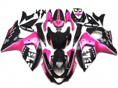 2009-2016 Matte Pink Custom Logos Suzuki GSXR 1000 Motorcycle Fairing