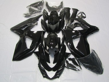 2009-2016 White Black and Blue Suzuki GSXR 1000 Motorcycle Fairing