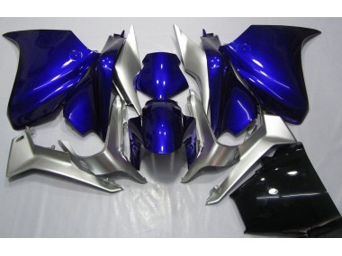 2010-2013 Deep Blue and Silver Honda VFR1200 Motorcycle Fairing