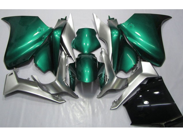 2010-2013 Seafoam Green and Silver Honda VFR1200 Motorcycle Fairing 2010-2013 Seafoam Green and Silver Honda VFR1200 Motorcycle Fairing