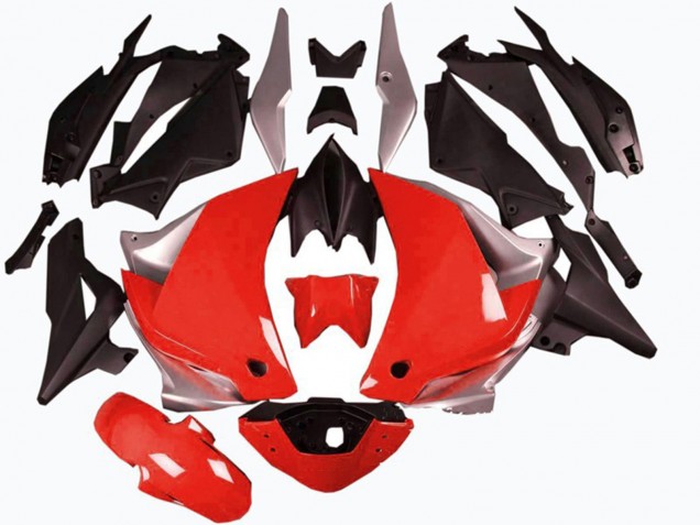 2011-2014 Red and Silver Honda CBR250RR Motorcycle Fairing