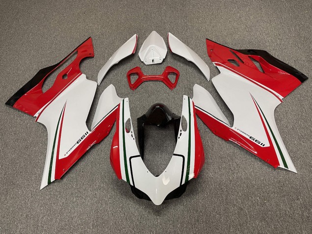 2011-2014 Tri Color Ducati Ducati 1199 Motorcycle Fairing 2011-2014 Tri Color Ducati Ducati 1199 Motorcycle Fairing