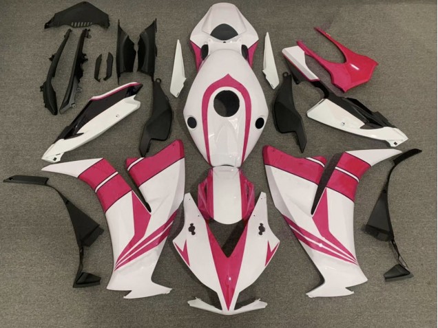2012-2016 Gloss Pink and White Honda CBR1000RR Motorcycle Fairing 2012-2016 Gloss Pink and White Honda CBR1000RR Motorcycle Fairing