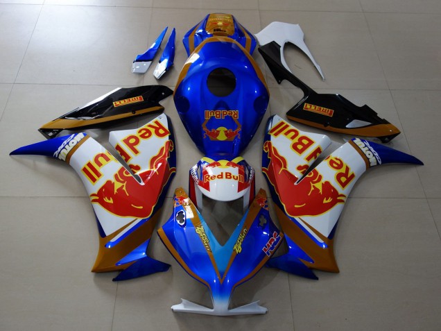 2012-2016 Red Bull Blue and Gold Honda CBR1000RR Motorcycle Fairing 2012-2016 Red Bull Blue and Gold Honda CBR1000RR Motorcycle Fairing