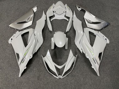 2013-2018 Pearl White Kawasaki ZX6R Motorcycle Fairing