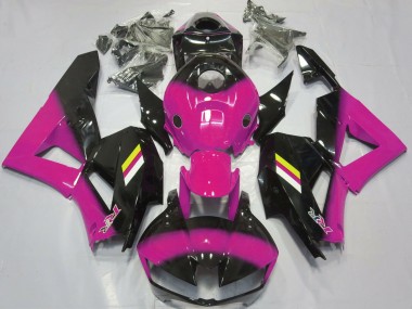 2013-2023 Gloss Pink and Black Fade Honda CBR600RR Motorcycle Fairing
