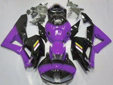 2013-2023 Gloss Purple and Black Fade Honda CBR600RR Motorcycle Fairing