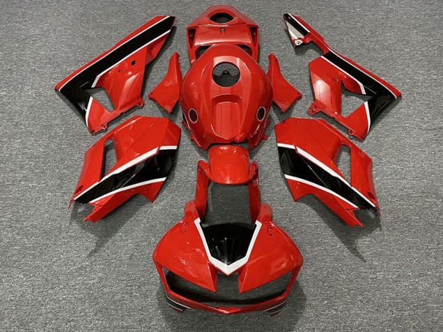 2013-2023 Gloss Red Black and White Honda CBR600RR Motorcycle Fairing 2013-2023 Gloss Red Black and White Honda CBR600RR Motorcycle Fairing