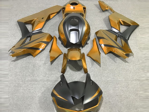 2013-2023 Gold and Matte Black Honda CBR600RR Motorcycle Fairing 2013-2023 Gold and Matte Black Honda CBR600RR Motorcycle Fairing