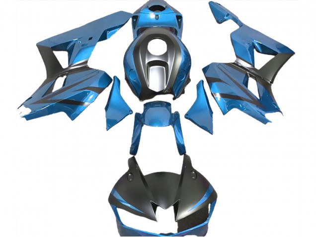 2013-2023 Light Blue and Matte Black Honda CBR600RR Motorcycle Fairing 2013-2023 Light Blue and Matte Black Honda CBR600RR Motorcycle Fairing