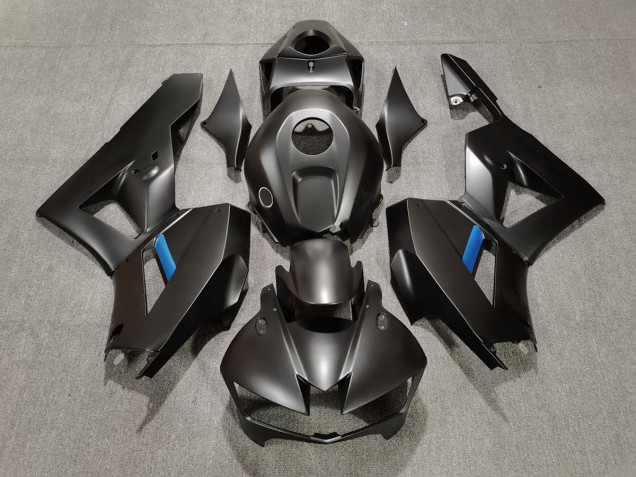 2013-2023 Matte Black & Light Blue Honda CBR600RR Motorcycle Fairing 2013-2023 Matte Black & Light Blue Honda CBR600RR Motorcycle Fairing
