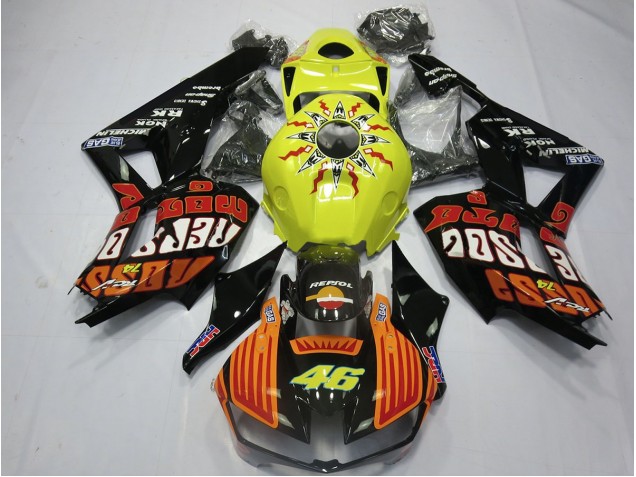 2013-2023 Number 46 Honda CBR600RR Motorcycle Fairing 2013-2023 Number 46 Honda CBR600RR Motorcycle Fairing