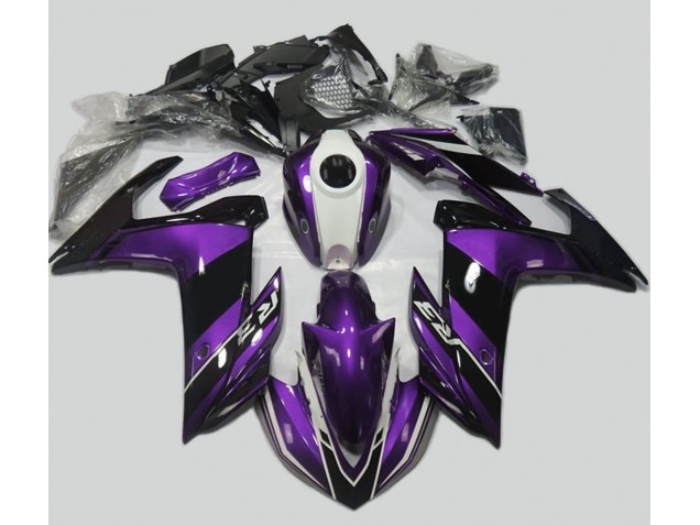2015-2018 Purple and Gloss Black Yamaha R3 Motorcycle Fairing 2015-2018 Purple and Gloss Black Yamaha R3 Motorcycle Fairing