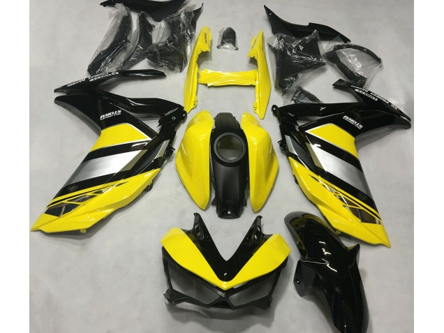 2015-2018 Yellow and Gloss Black Yamaha R3 Motorcycle Fairing 2015-2018 Yellow and Gloss Black Yamaha R3 Motorcycle Fairing