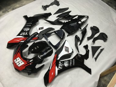 2015-2019 Black Red and White 99 Yamaha R1 Motorcycle Fairing