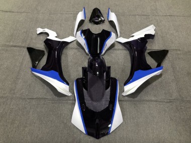 2015-2019 Blue Black and White Yamaha R1 Motorcycle Fairing