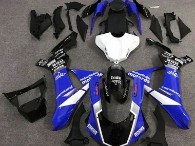 2015-2019 Gloss Blue Logo Style Yamaha R1 Motorcycle Fairing