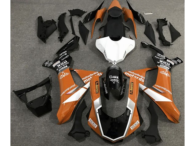 2015-2019 Gloss Orange Logo Style Yamaha R1 Motorcycle Fairing 2015-2019 Gloss Orange Logo Style Yamaha R1 Motorcycle Fairing