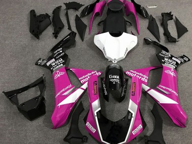 2015-2019 Gloss Pink Logo Style Yamaha R1 Motorcycle Fairing