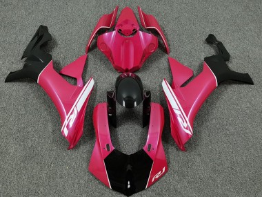 2015-2019 Hot Pink and Black Yamaha R1 Motorcycle Fairing