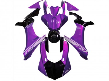 2015-2019 Mood Purple and Black Yamaha R1 Motorcycle Fairing