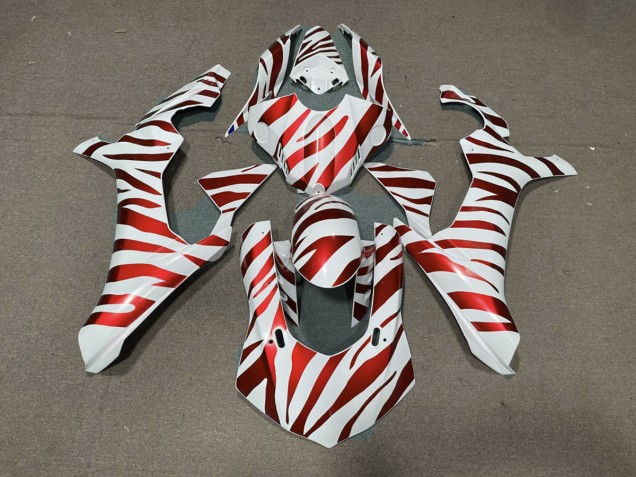 2015-2019 Red Zebra Yamaha R1 Motorcycle Fairing 2015-2019 Red Zebra Yamaha R1 Motorcycle Fairing