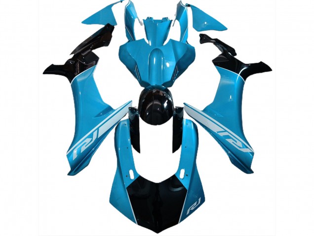 2015-2019 Sky Blue and Black Yamaha R1 Motorcycle Fairing