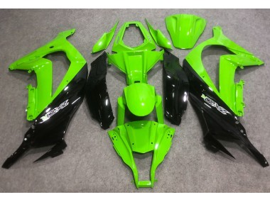 2016-2019 Bright Green & Green R Kawasaki ZX10R Motorcycle Fairing