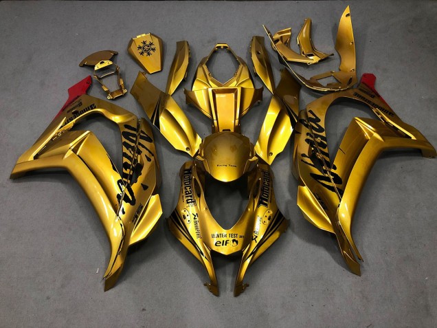 2016-2019 Gold Kawasaki ZX10R Motorcycle Fairing 2016-2019 Gold Kawasaki ZX10R Motorcycle Fairing
